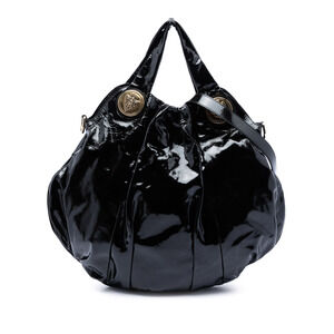 Pre-Loved Gucci Large Patent Hysteria Satchel